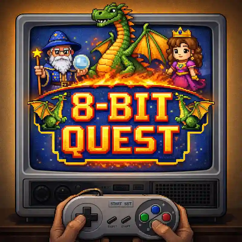 8-Bit Quest online casino game interface